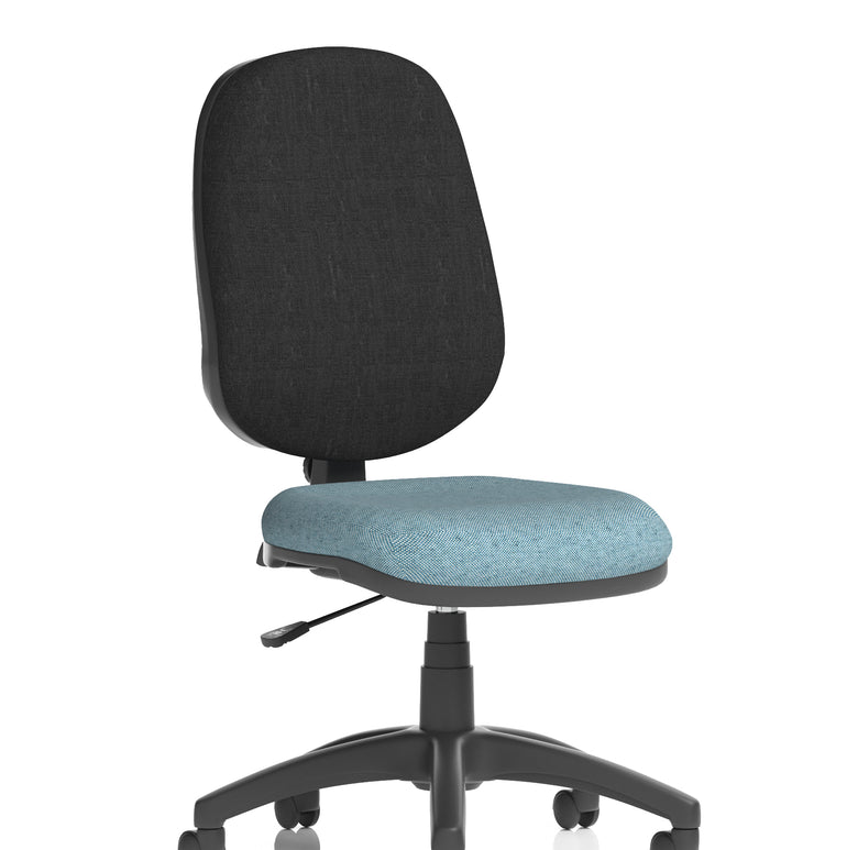 Eclipse Plus I Medium Back Task Operator Office Chair In Quest And Rivet Fabric