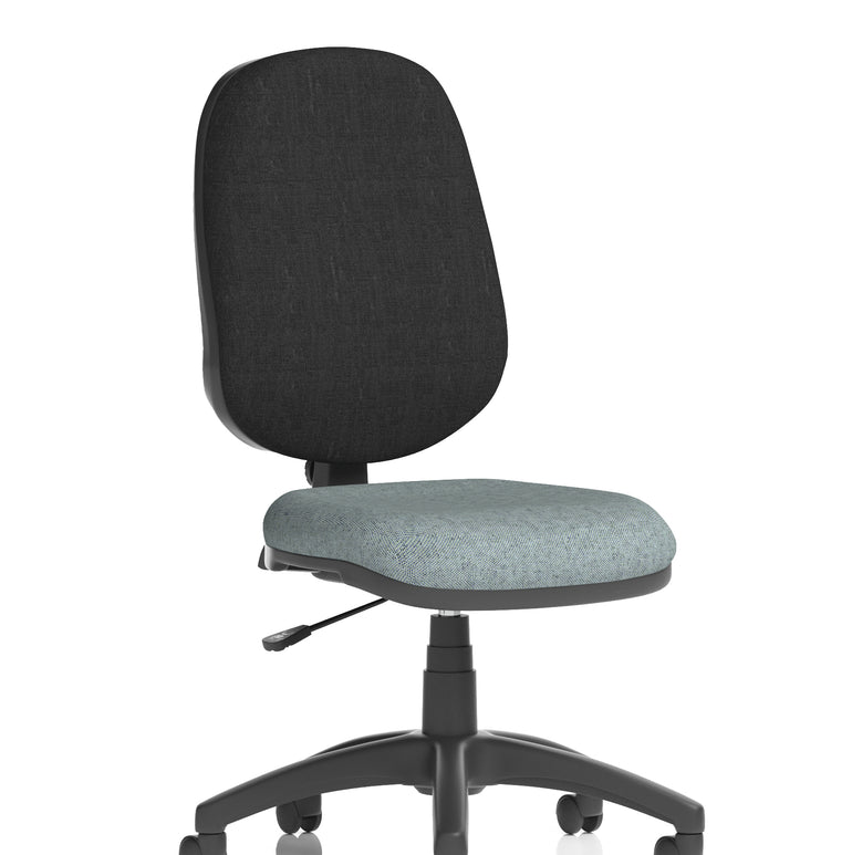 Eclipse Plus I Medium Back Task Operator Office Chair In Quest And Rivet Fabric