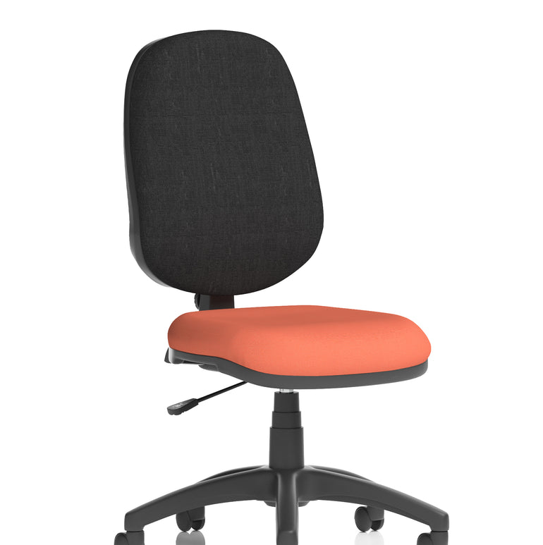 Eclipse Plus I Medium Back Task Operator Office Chair In Quest And Rivet Fabric