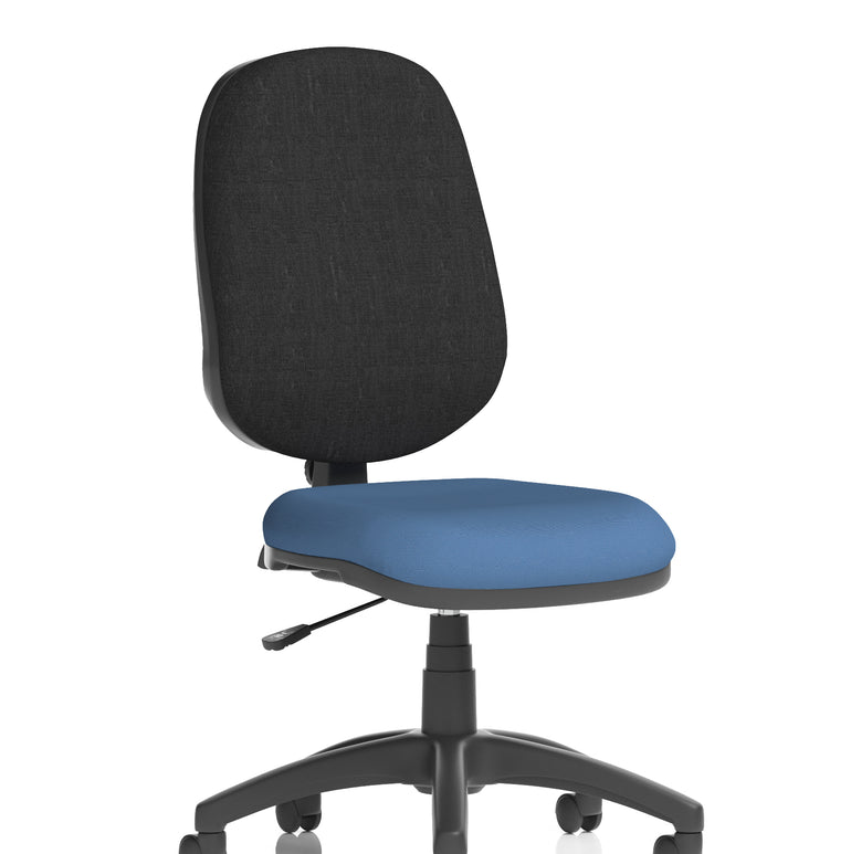 Eclipse Plus I Medium Back Task Operator Office Chair In Quest And Rivet Fabric