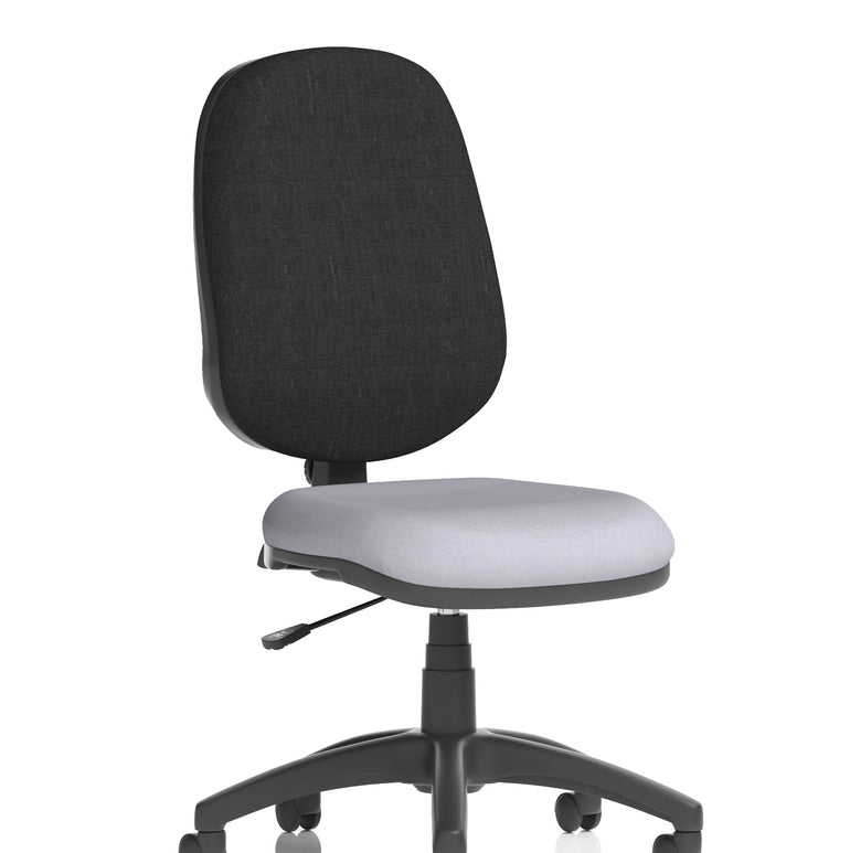 Eclipse Plus I Medium Back Task Operator Office Chair In Quest And Rivet Fabric