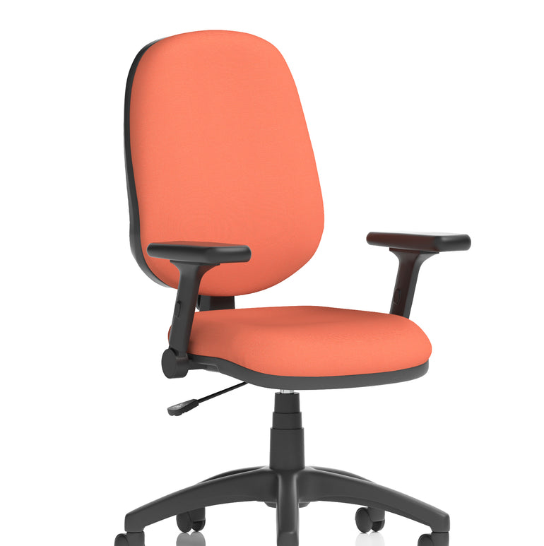 Eclipse Plus I Medium Back Task Operator Office Chair In Quest And Rivet Fabric