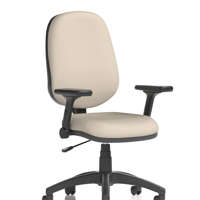 Eclipse Plus I Medium Back Task Operator Office Chair In Quest And Rivet Fabric
