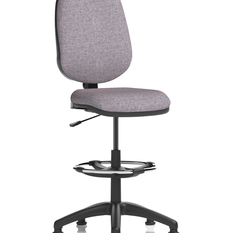Eclipse Plus I Medium Back Task Operator Office Chair with Hi Rise Draughtsman Kit
