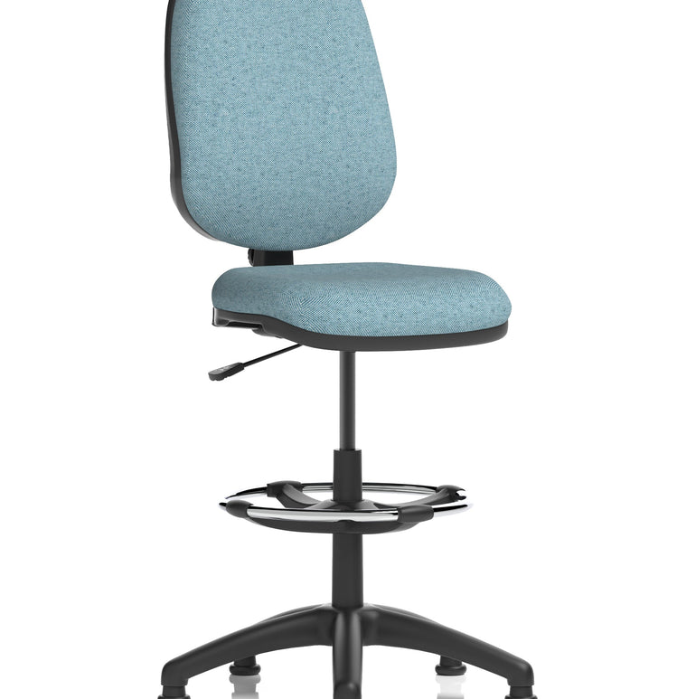 Eclipse Plus I Medium Back Task Operator Office Chair with Hi Rise Draughtsman Kit
