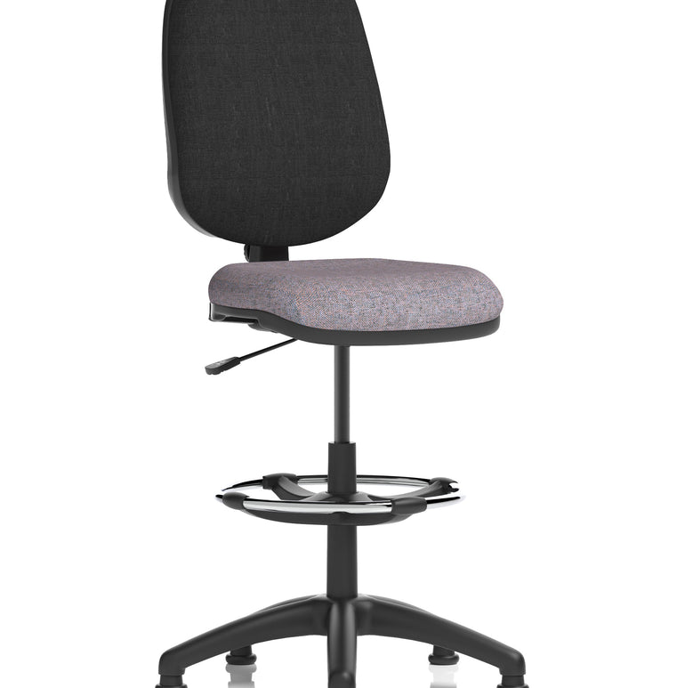 Eclipse Plus I Medium Back Task Operator Office Chair with Hi Rise Draughtsman Kit