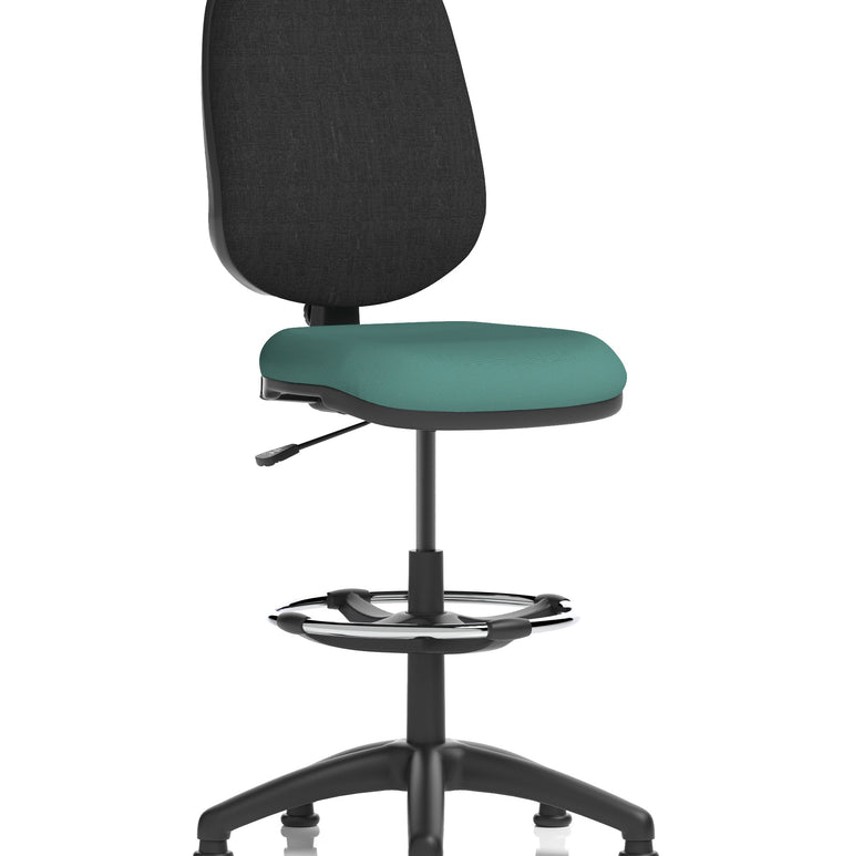 Eclipse Plus I Medium Back Task Operator Office Chair with Hi Rise Draughtsman Kit