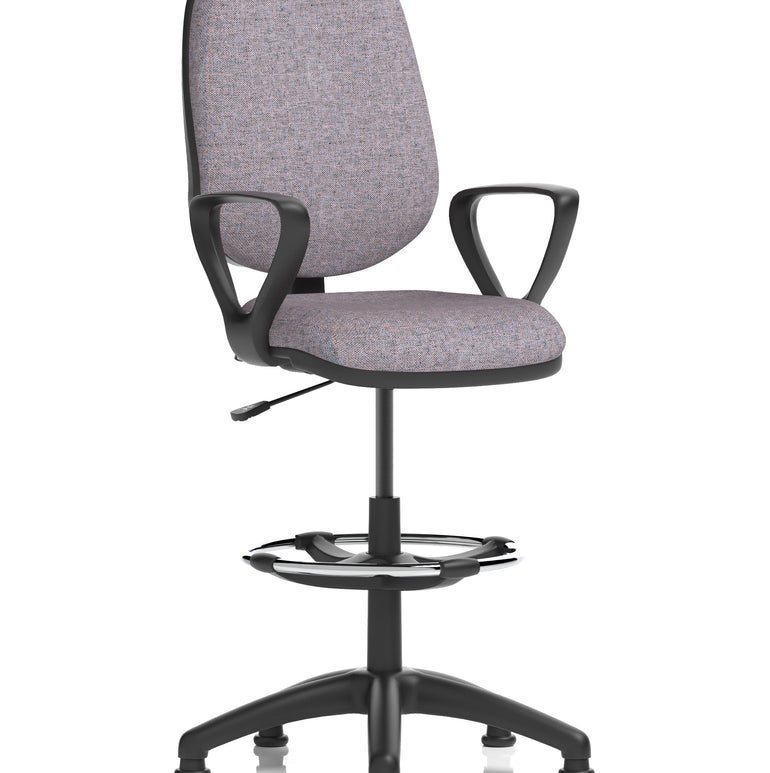Eclipse Plus I Medium Back Task Operator Office Chair with Hi Rise Draughtsman Kit