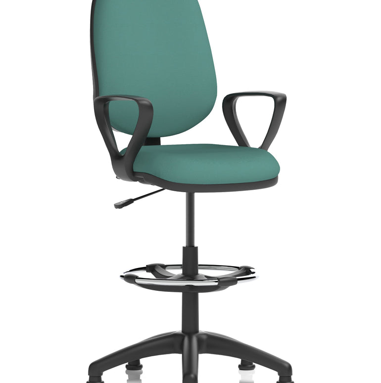 Eclipse Plus I Medium Back Task Operator Office Chair with Hi Rise Draughtsman Kit