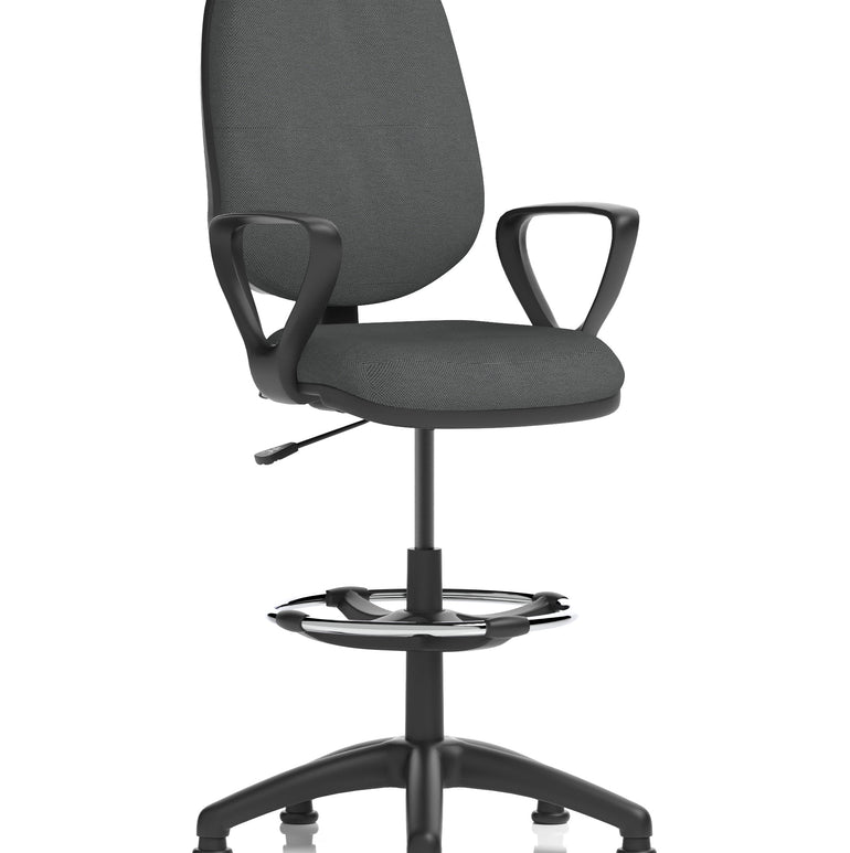 Eclipse Plus I Medium Back Task Operator Office Chair with Hi Rise Draughtsman Kit