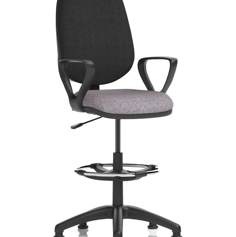 Eclipse Plus I Medium Back Task Operator Office Chair with Hi Rise Draughtsman Kit