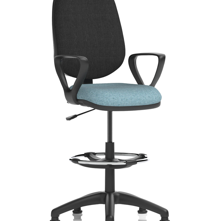 Eclipse Plus I Medium Back Task Operator Office Chair with Hi Rise Draughtsman Kit