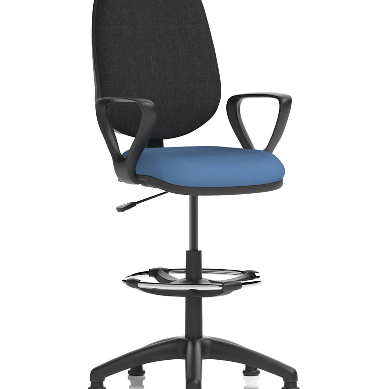 Eclipse Plus I Medium Back Task Operator Office Chair with Hi Rise Draughtsman Kit