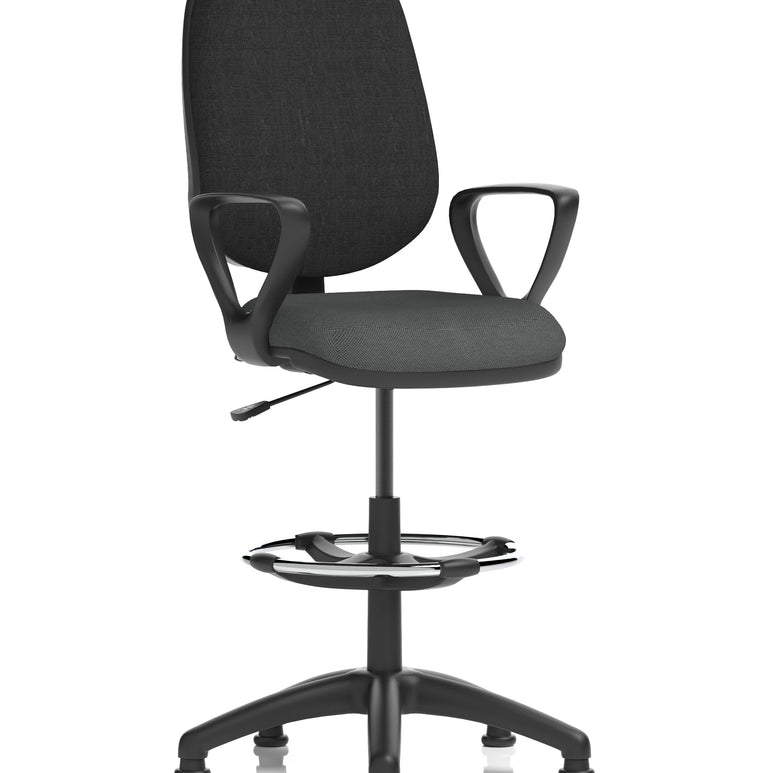 Eclipse Plus I Medium Back Task Operator Office Chair with Hi Rise Draughtsman Kit