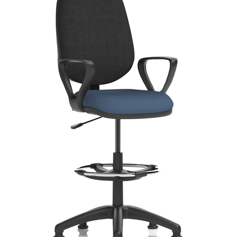 Eclipse Plus I Medium Back Task Operator Office Chair with Hi Rise Draughtsman Kit