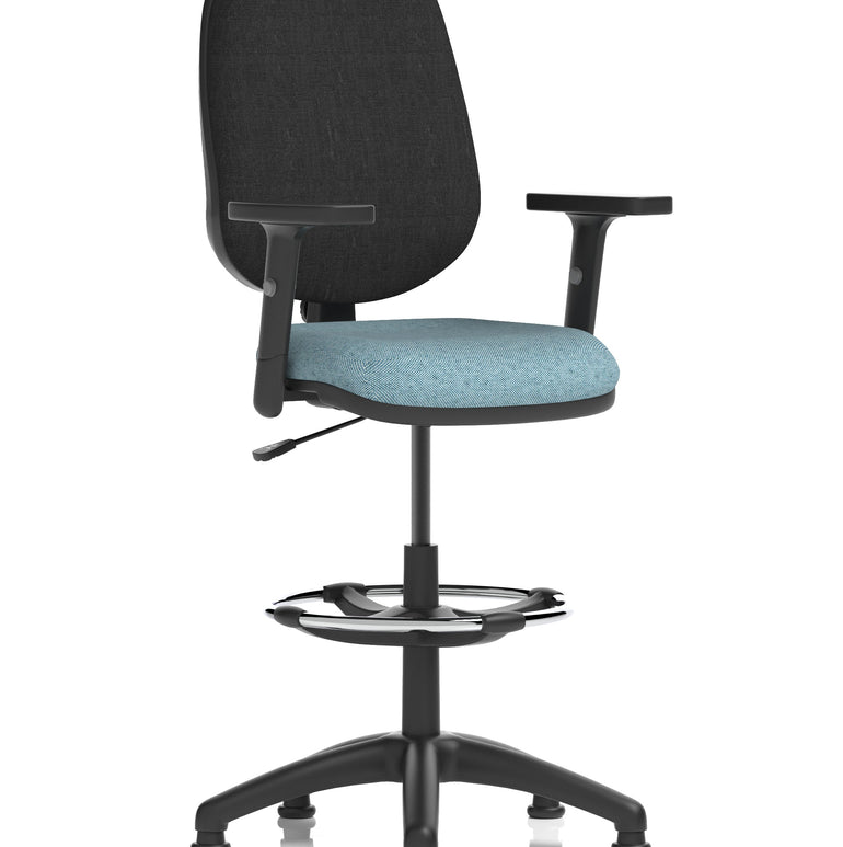 Eclipse Plus I Medium Back Task Operator Office Chair with Hi Rise Draughtsman Kit