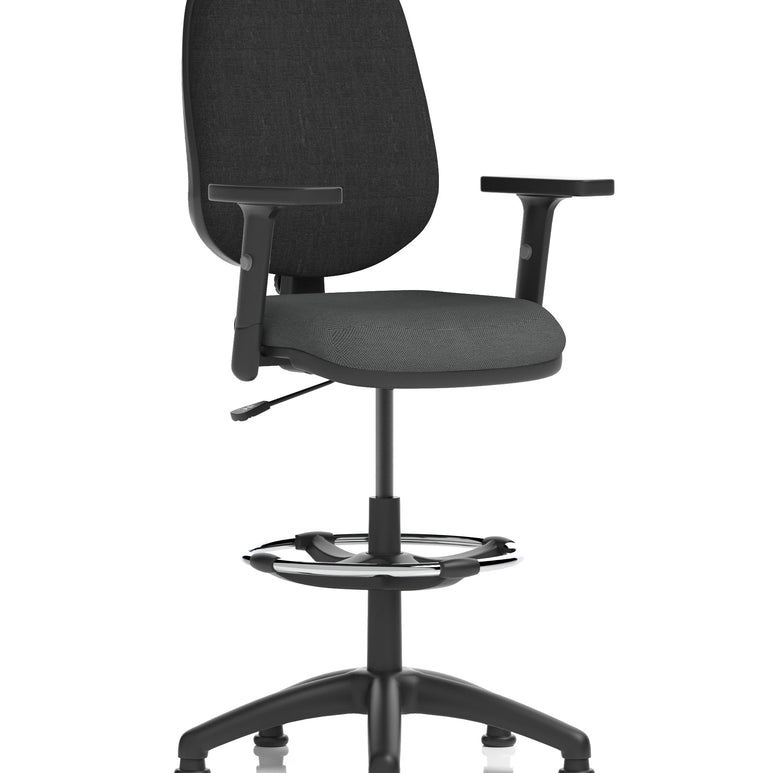 Eclipse Plus I Medium Back Task Operator Office Chair with Hi Rise Draughtsman Kit