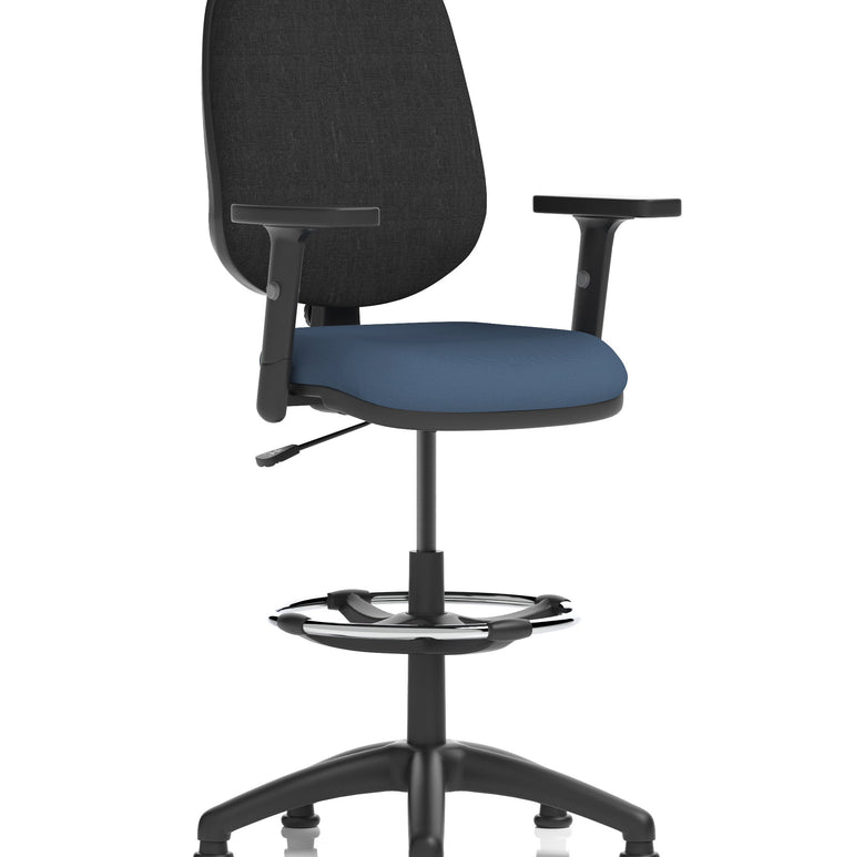Eclipse Plus I Medium Back Task Operator Office Chair with Hi Rise Draughtsman Kit