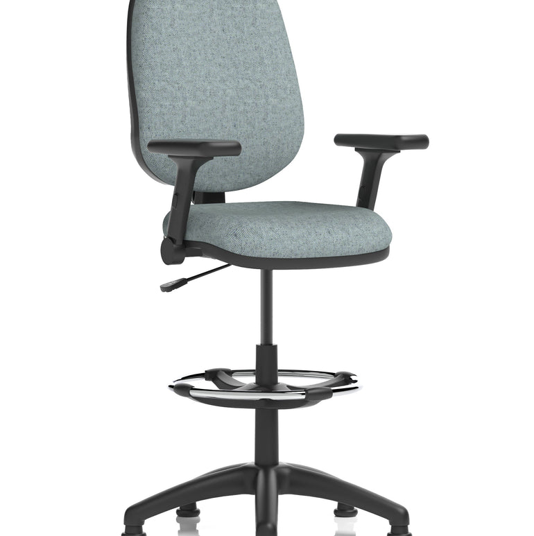 Eclipse Plus I Medium Back Task Operator Office Chair with Hi Rise Draughtsman Kit