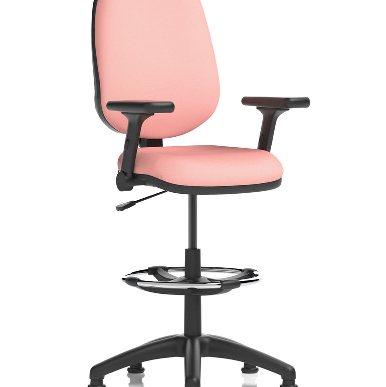 Eclipse Plus I Medium Back Task Operator Office Chair with Hi Rise Draughtsman Kit