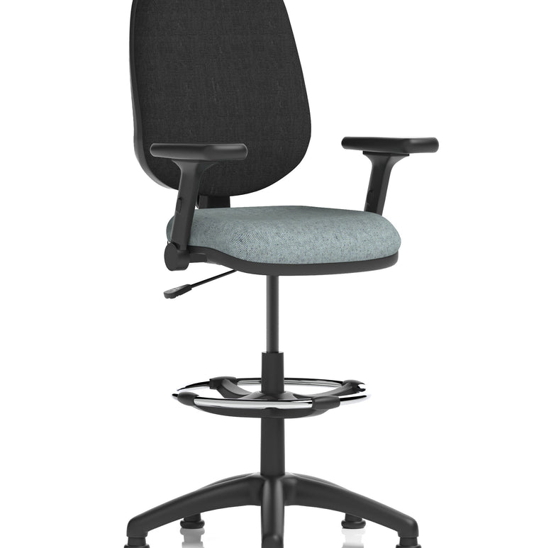 Eclipse Plus I Medium Back Task Operator Office Chair with Hi Rise Draughtsman Kit