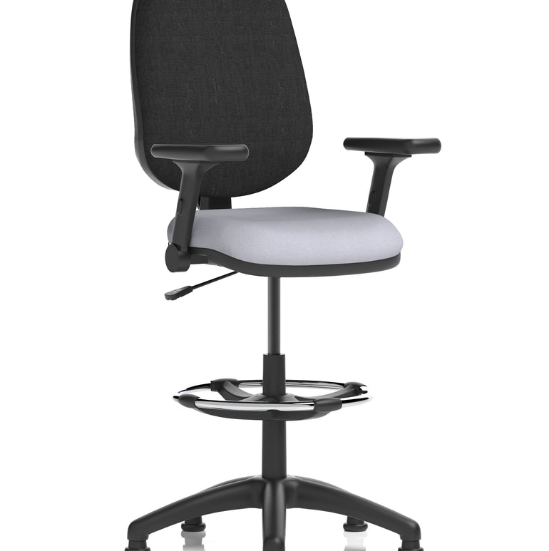 Eclipse Plus I Medium Back Task Operator Office Chair with Hi Rise Draughtsman Kit