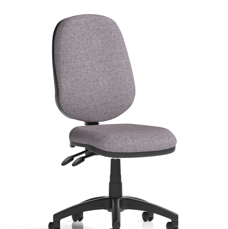 Eclipse Plus II Medium Back Task Operator Office Chair In Quest And Rivet Fabric