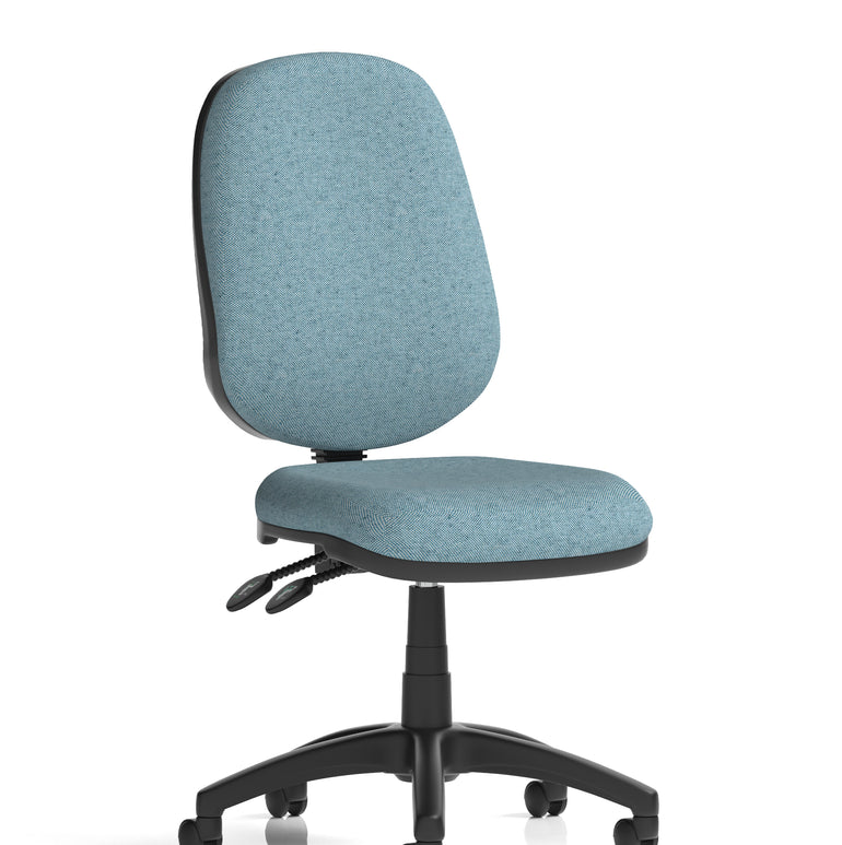 Eclipse Plus II Medium Back Task Operator Office Chair In Quest And Rivet Fabric