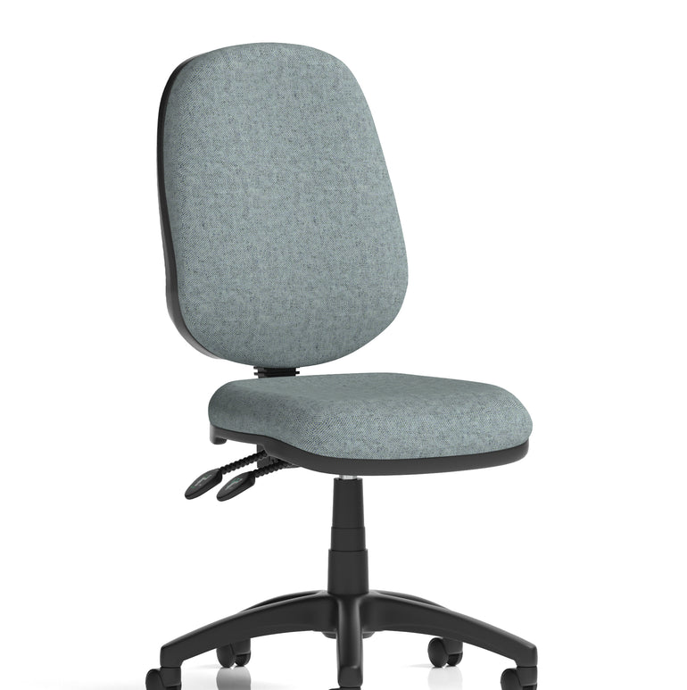 Eclipse Plus II Medium Back Task Operator Office Chair In Quest And Rivet Fabric