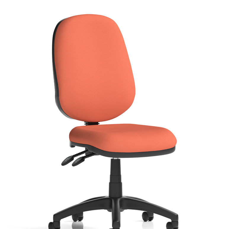Eclipse Plus II Medium Back Task Operator Office Chair In Quest And Rivet Fabric