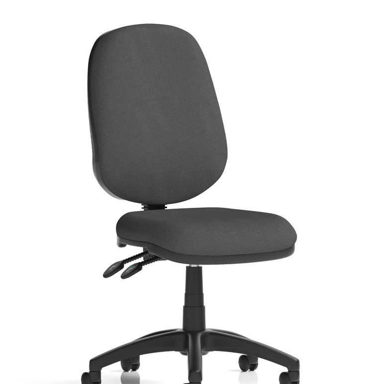 Eclipse Plus II Medium Back Task Operator Office Chair In Quest And Rivet Fabric