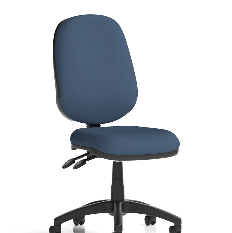 Eclipse Plus II Medium Back Task Operator Office Chair In Quest And Rivet Fabric