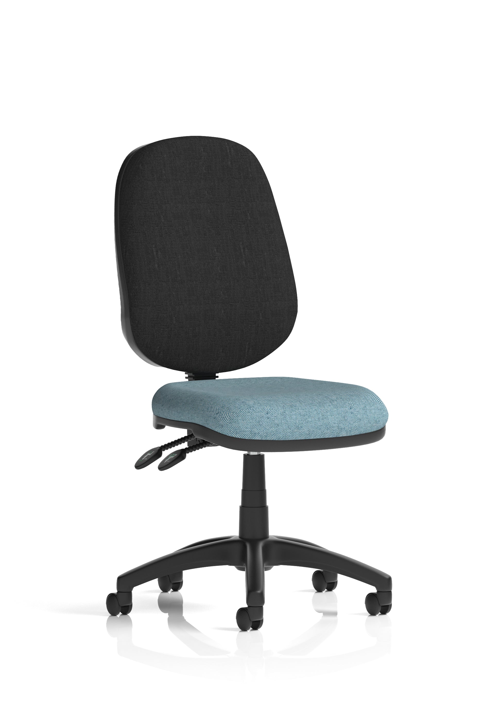 Eclipse Plus II Medium Back Task Operator Office Chair In Quest And Rivet Fabric