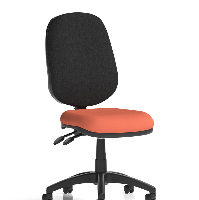 Eclipse Plus II Medium Back Task Operator Office Chair In Quest And Rivet Fabric