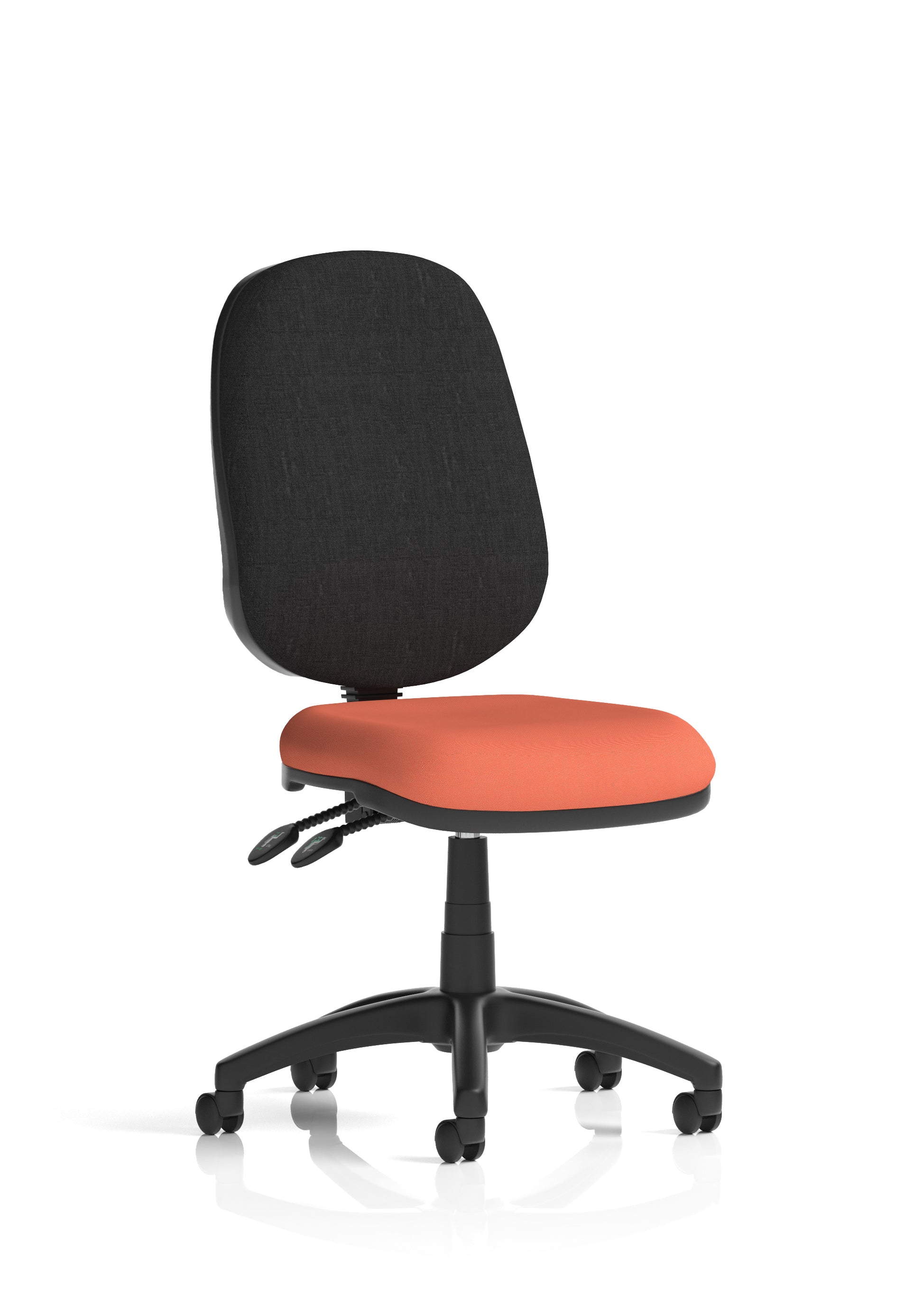 Eclipse Plus II Medium Back Task Operator Office Chair In Quest And Rivet Fabric