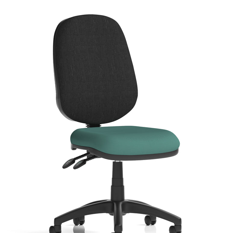 Eclipse Plus II Medium Back Task Operator Office Chair In Quest And Rivet Fabric