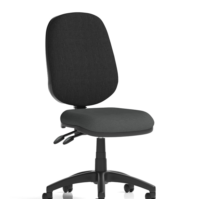 Eclipse Plus II Medium Back Task Operator Office Chair In Quest And Rivet Fabric
