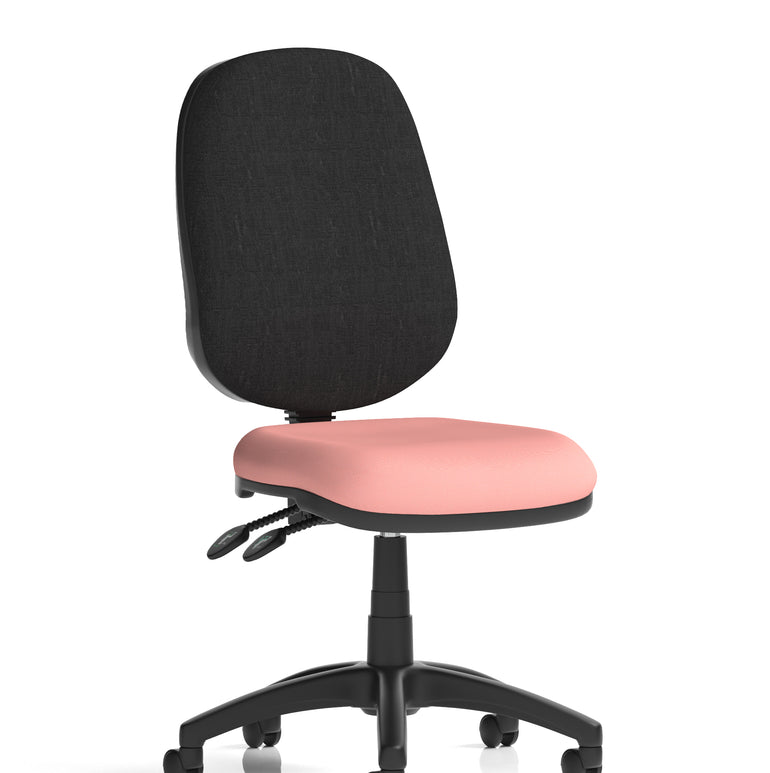 Eclipse Plus II Medium Back Task Operator Office Chair In Quest And Rivet Fabric