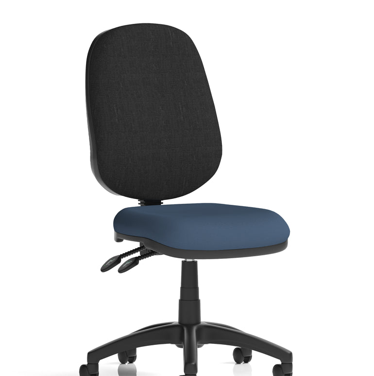 Eclipse Plus II Medium Back Task Operator Office Chair In Quest And Rivet Fabric