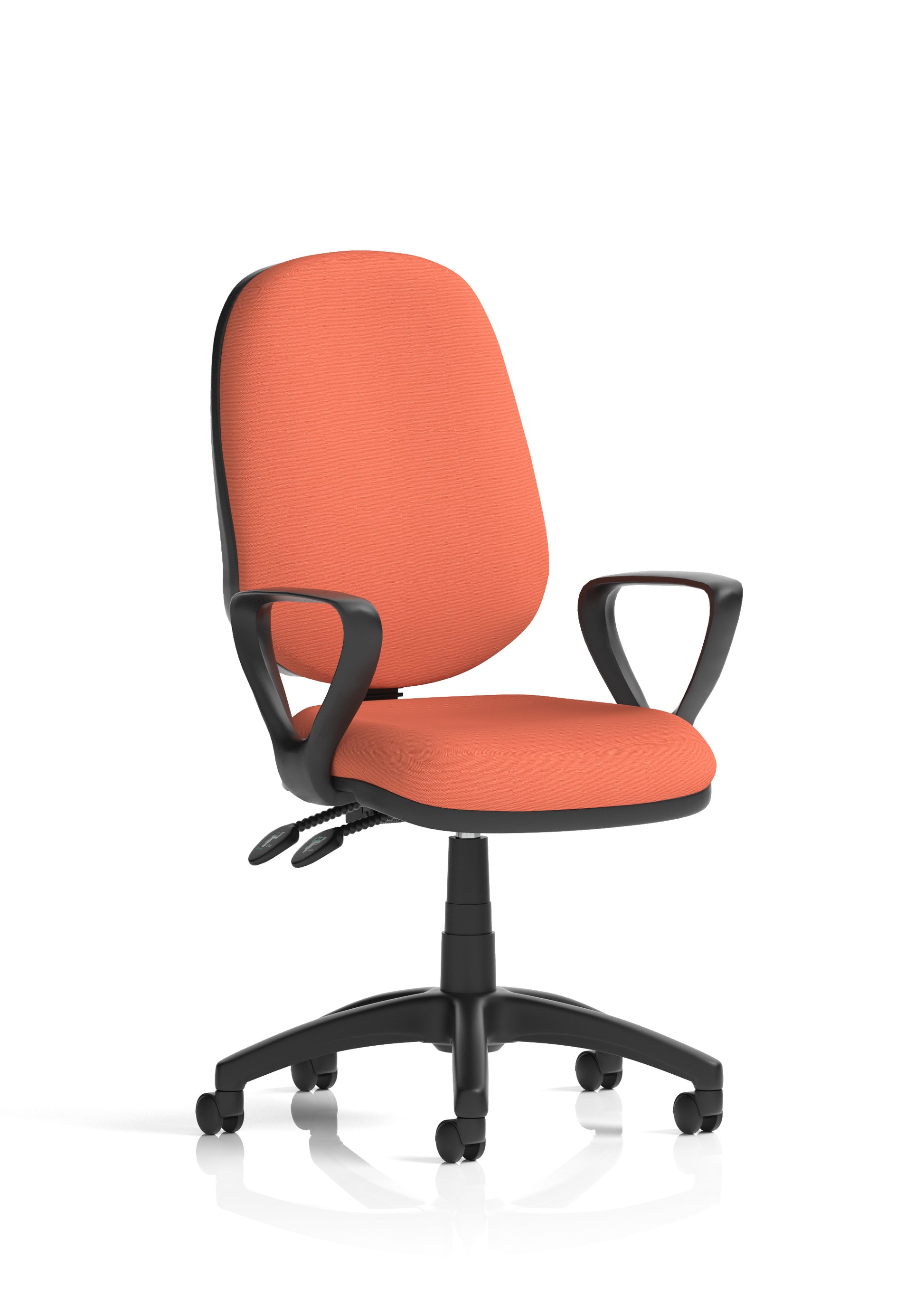 Eclipse Plus II Medium Back Task Operator Office Chair In Quest And Rivet Fabric