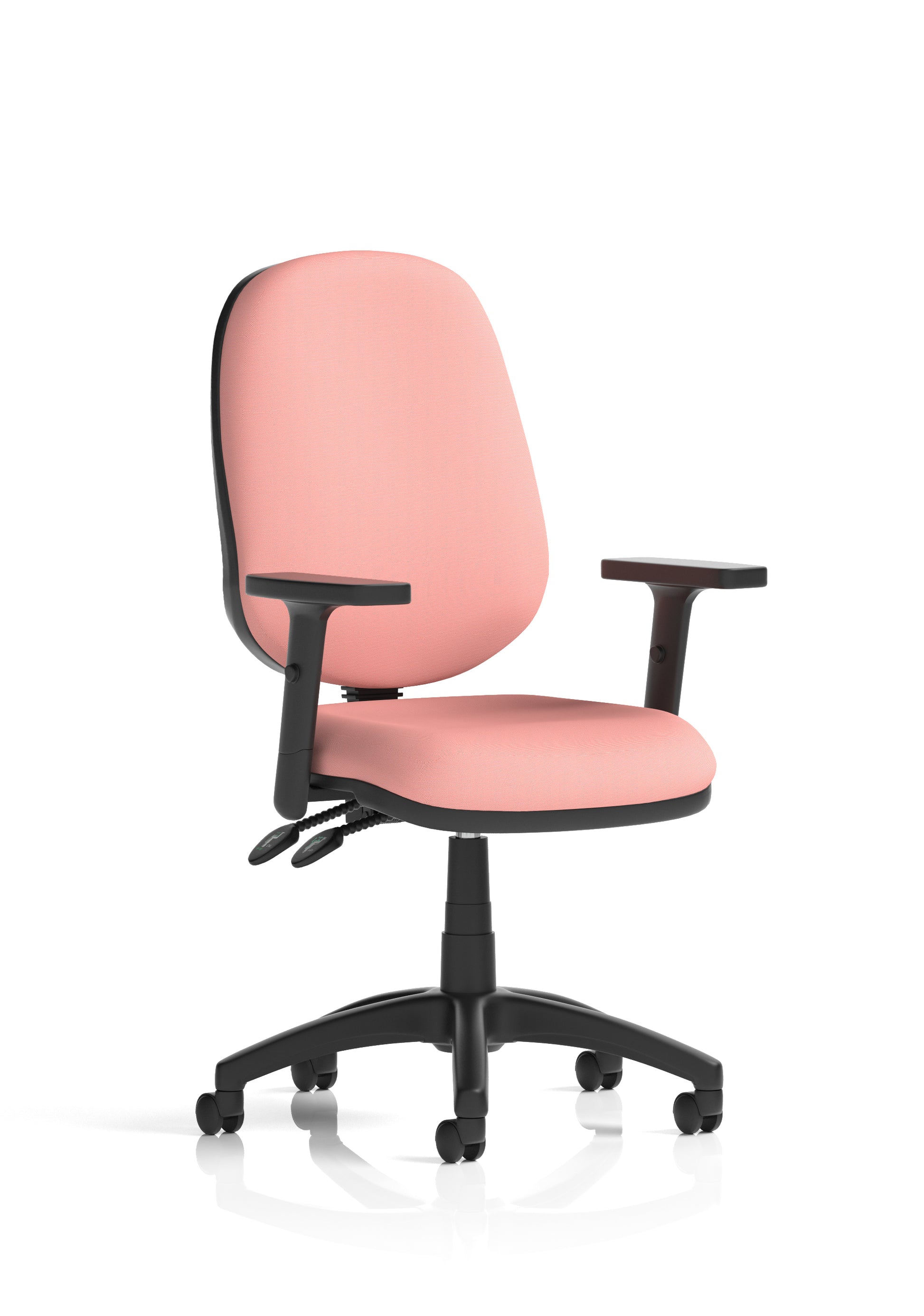 Eclipse Plus II Medium Back Task Operator Office Chair In Quest And Rivet Fabric