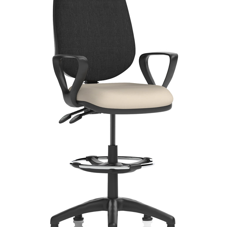 Eclipse Plus II Task Operator Office Chair with Hi Rise Draughtsman Kit