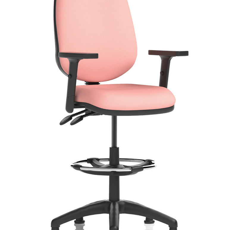 Eclipse Plus II Task Operator Office Chair with Hi Rise Draughtsman Kit