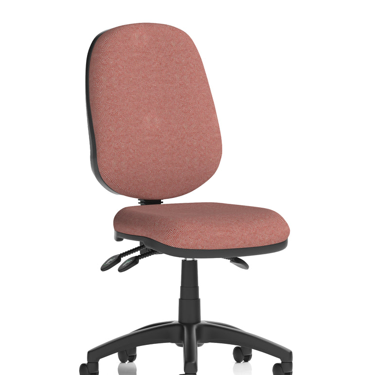 Eclipse Plus III Medium Back Task Operator Office Chair In Quest And Rivet Fabric