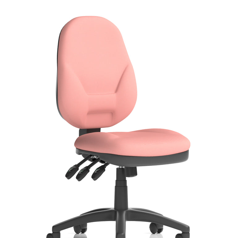 Eclipse Plus XL High Back Task Operator Office Chair In Quest And Rivet Fabric