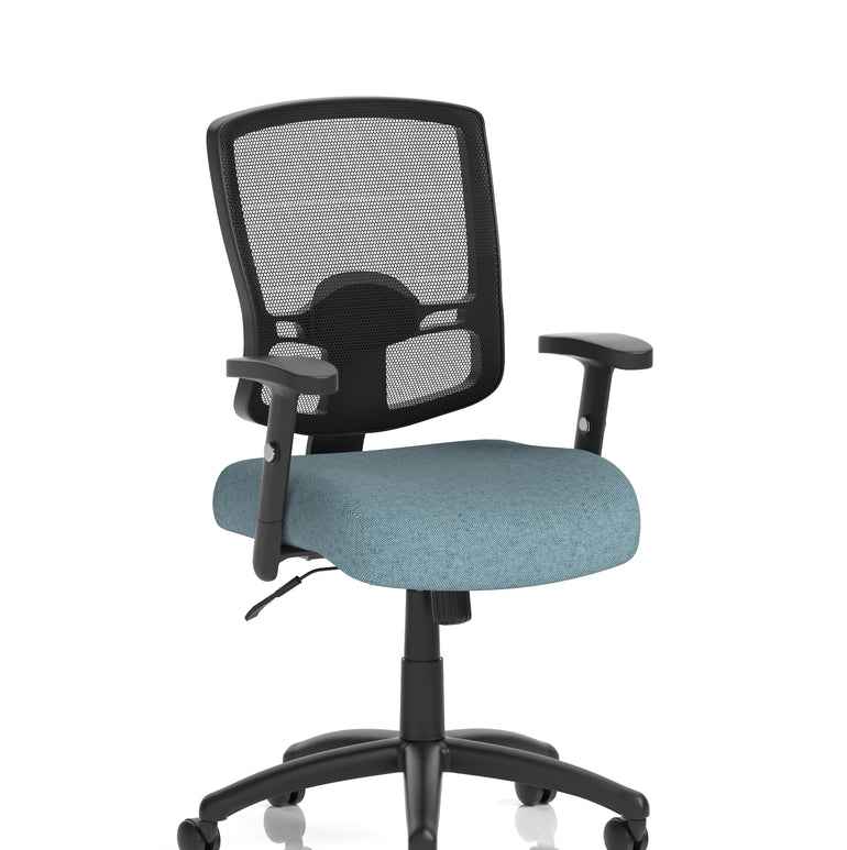 Portland Medium Mesh Back Task Operator Office Chair with Arms