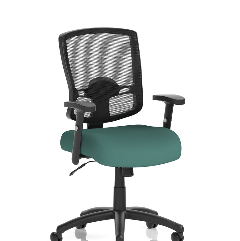 Portland Medium Mesh Back Task Operator Office Chair with Arms