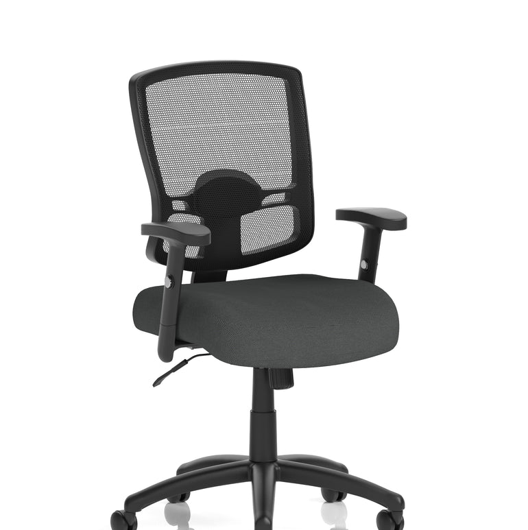 Portland Medium Mesh Back Task Operator Office Chair with Arms