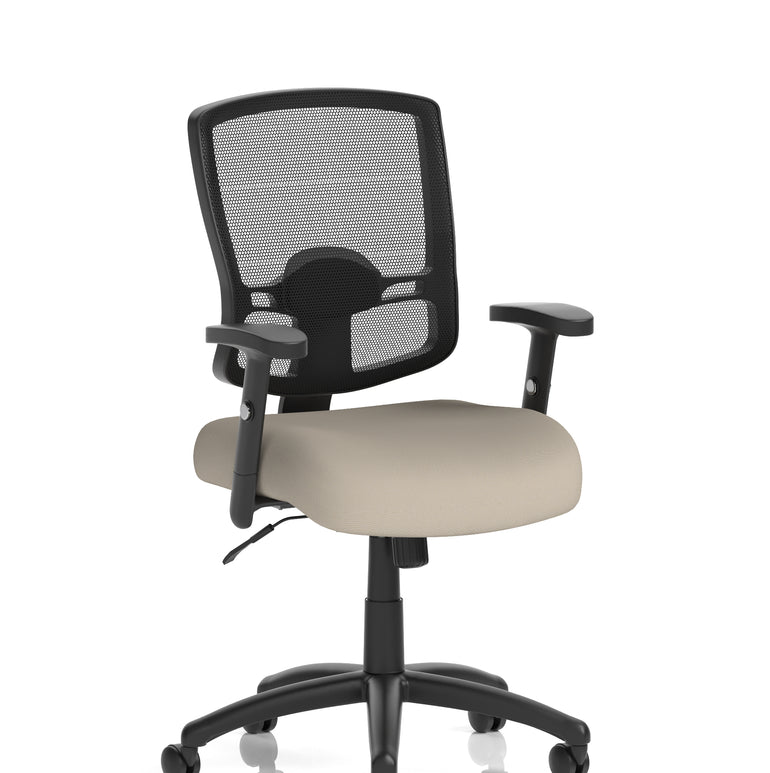 Portland Medium Mesh Back Task Operator Office Chair with Arms