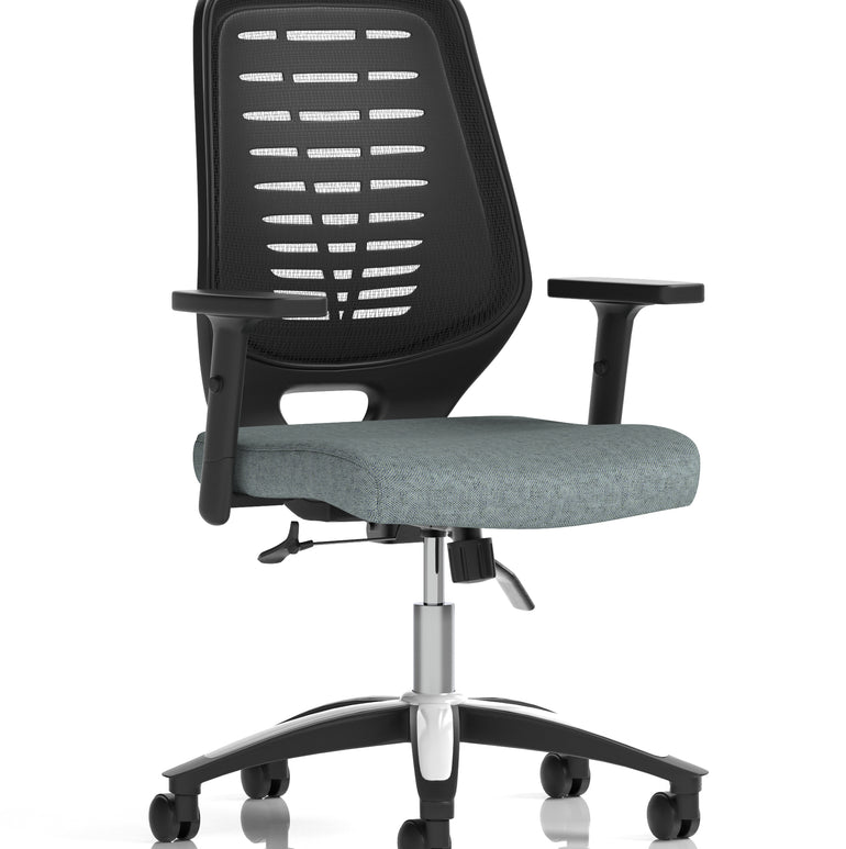 Relay Medium Mesh Back Task Operator Office Chair with Arms